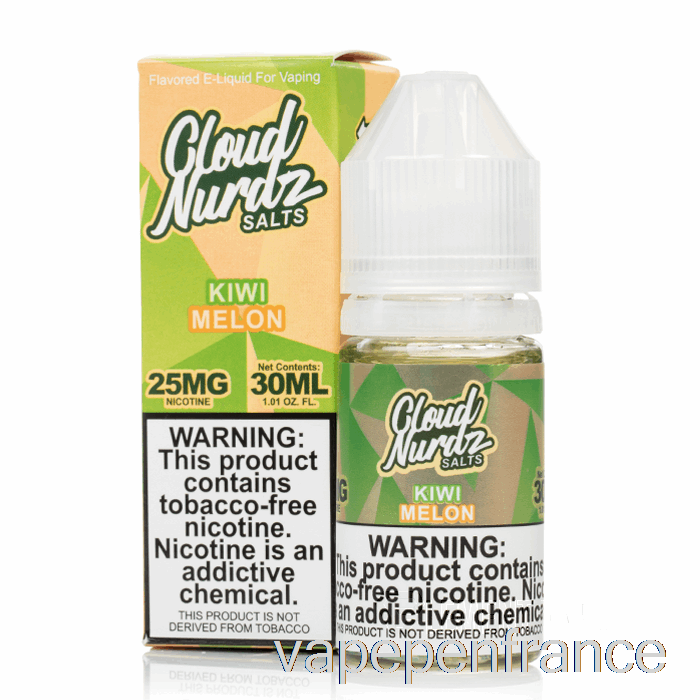 Kiwi Melon - Sels Cloud Nurdz - 30 Ml 50 Mg Stylo Vape